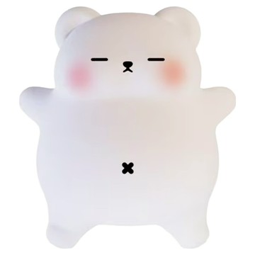 半島良品 呼嚕熊小夜燈  白色