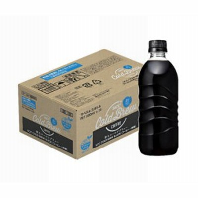 UCC COLD BREW BLACK(コールドブリュー ブラック) ラベルレスボトル 500mlペットボトル×24本入｜ 送料無料