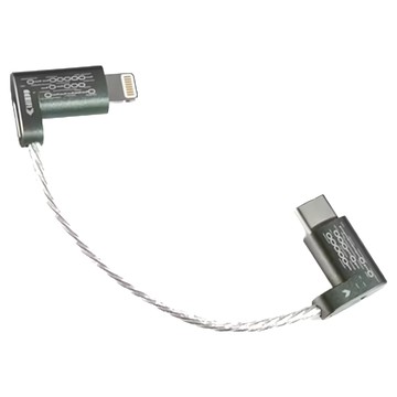 ddHiFi Lightning轉Type-C轉接線 MFi06 蘋果設備耳機轉接  80mm  1條