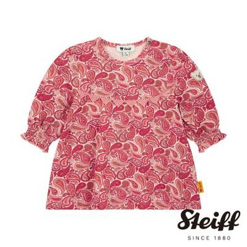 STEIFF 熊頭童裝 印花長袖洋裝 1-2歲