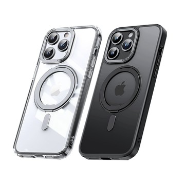 iPhone 16 Pro Max 殼 QinD Apple 蘋果 iPhone 16 系列 旋轉磁吸支點殼