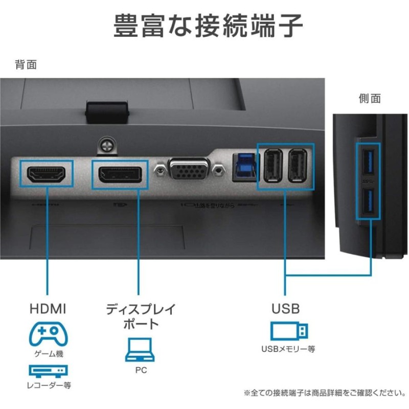 液晶 モニタ- DELL デル 21.5インチ P2217H 超広視野角 IPS LED フルHD ...