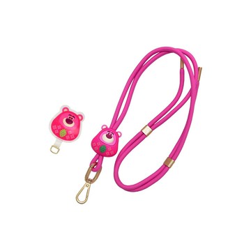 InfoThink  玩具總動員 福神系列 熊抱哥 公仔造型手機頸掛繩