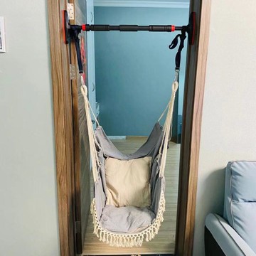 秋千室內兒童單杠吊椅懶人可躺宿舍神器學生吊床門框免打孔蕩秋千 99購物節