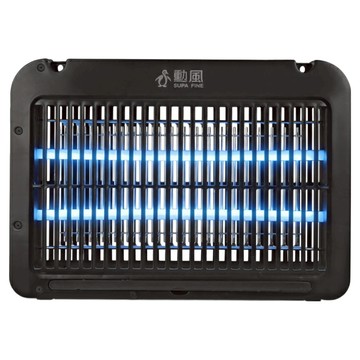 SUPA FINE 勳風 雙燈管電擊式捕蚊燈 可壁掛/可直立 底部集蚊盒 附清潔刷  DHF-S2099