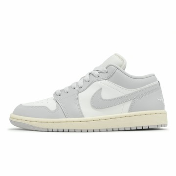 Nike 休閒鞋 Wmns Air Jordan 1 Low 女鞋 男鞋 海鹽灰 奶油底 AJ1 一代 低筒  DC0774-103