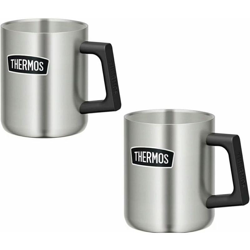 サーモス (THERMOS) 真空断熱マグカップ2個セット 350ml 保冷 保温 マグ コップ ビール ビア コーヒー ステンレス 350