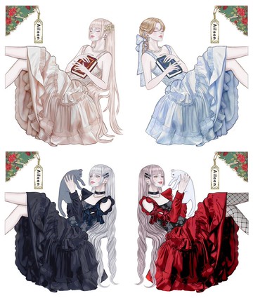 Aileen_貼紙 (四色)