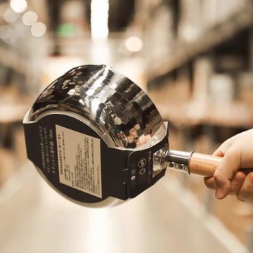 外貿撿漏日本單TOKYAMA430/304不銹鋼雪平鍋雙導流口櫸木麻辣燙鍋