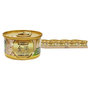 惜時 金湯愛貓湯罐  白身鮪魚+小麥草  80g  24罐