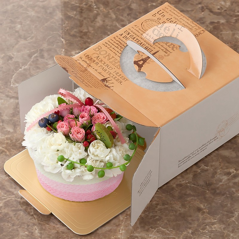 アレンジメント フラワーケーキ Happy Anniversary 花 ギフト プレゼント フラワーギフト 贈り物 通販 Lineポイント最大7 0 Get Lineショッピング