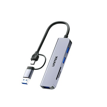 【UNITEK】uHUB P5+ 5合1 USB 5Gbps 集線器【三井3C】