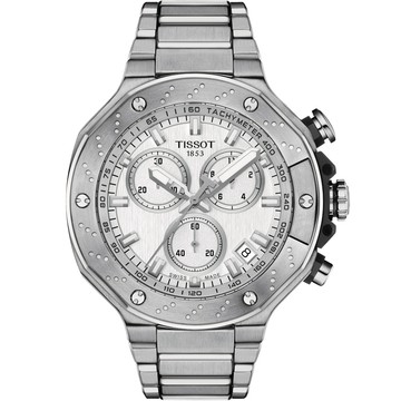 TISSOT T-RACE 三眼計時 運動腕錶 男錶 賽車-T1414171103100/45mm