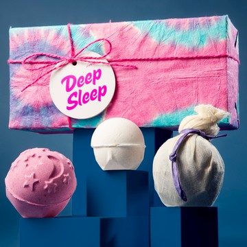 【LUSH 英國直營】祝一夜好眠｜甜睡時光 泡澡禮盒