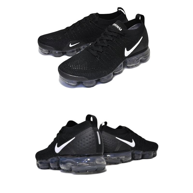 ナイキ ヴェイパーマックス 2 NIKE AIR VAPORMAX FLYKNIT 2 black/white-dark grey 942842-001  ヴェイパー エアマックス フライニット 2 ブラック ホワイト | LINEブランドカタログ