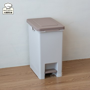 聯府長島腳踏式垃圾桶18l分類垃圾筒回收桶vo018-大廚師百貨