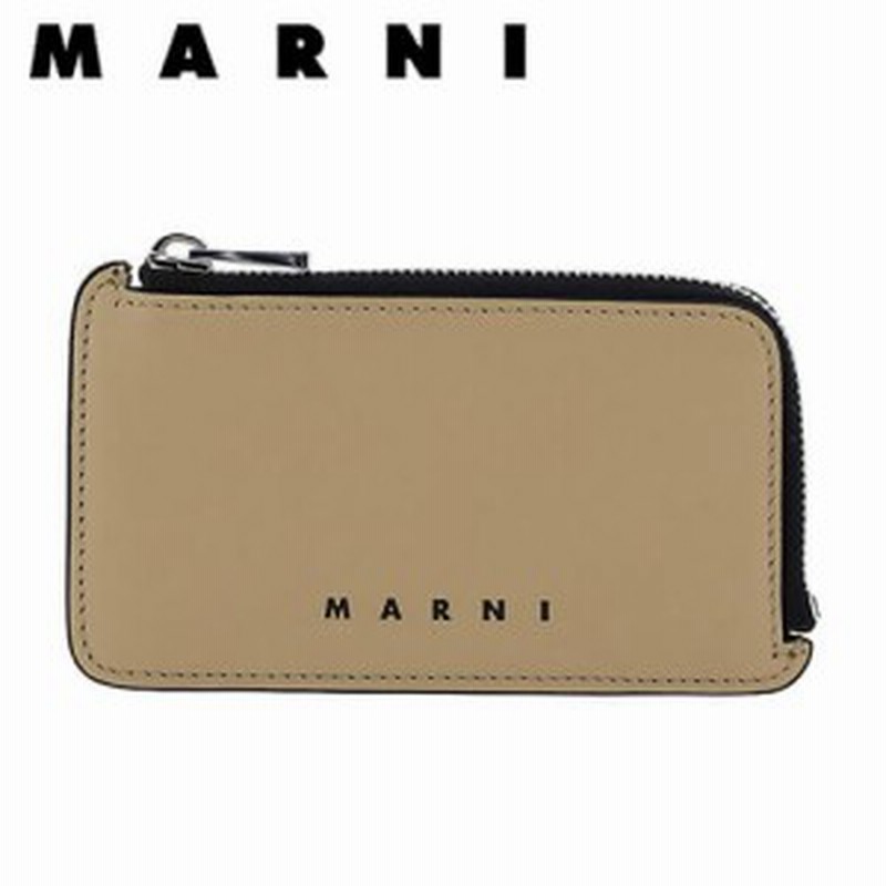 21春夏新作 マルニ Marni メンズ フラグメントケース Pfmi0036q0 P3727 セメントベージュ ブラック Z1q70 カードケース カードホ 通販 Lineポイント最大1 0 Get Lineショッピング