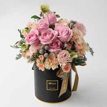 【CNFlower】粉紅泡泡 鮮花禮盒