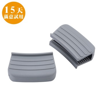 [鍋寶]矽膠隔熱把手套2入組-灰色