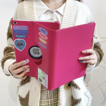 莓粉適用ipad保護殼pro2021新款9.7寸蘋果air5/4/3平板套10.2旋轉支架皮套mini6防摔2022ipad10第九代8保護殼