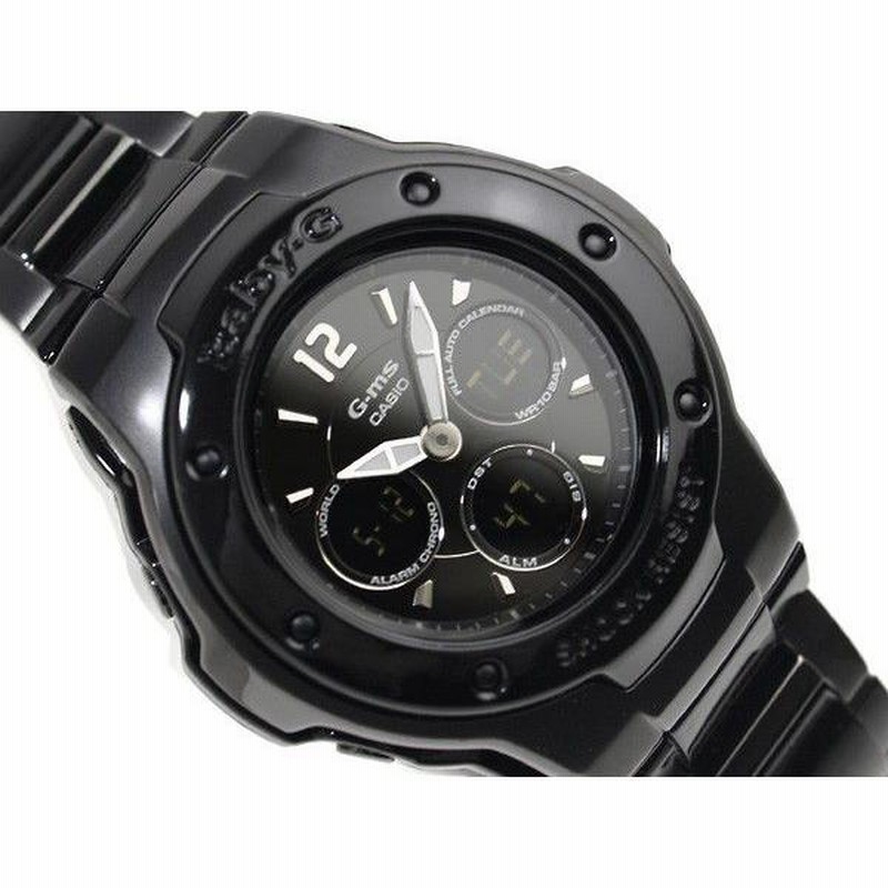 ベビーG カシオ Baby-G 腕時計 ベビーG G-ms BABY-G アナデジ腕時計 ブラック MSG-300CB-1BDR 通販  LINEポイント最大0.5%GET LINEショッピング