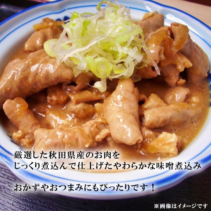 3袋セット やわらか 味噌煮込み 煮込み もつ煮 豚モツ もつ煮込み 秋田県産 国内産 惣菜 煮物 レトルト おかず おつまみ お取り寄せ