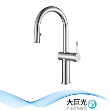 【大巨光】不銹鋼廚房伸縮龍頭(222011)