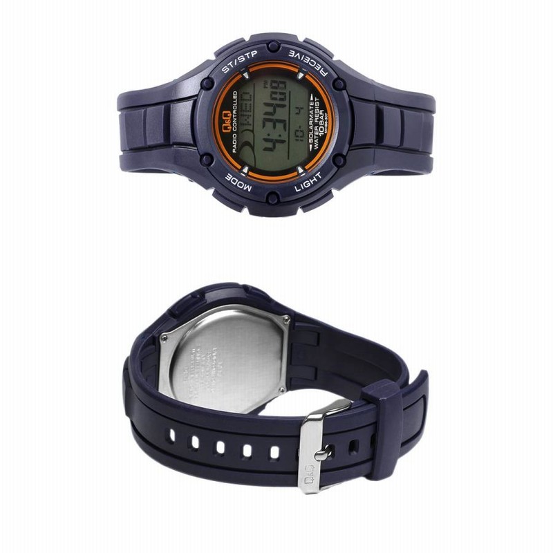 腕時計 メンズ 電波 ソーラー シチズン CITIZEN Q&Q 電波時計