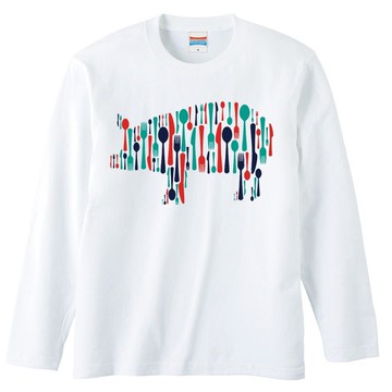 長袖T卹/豬刀叉勺