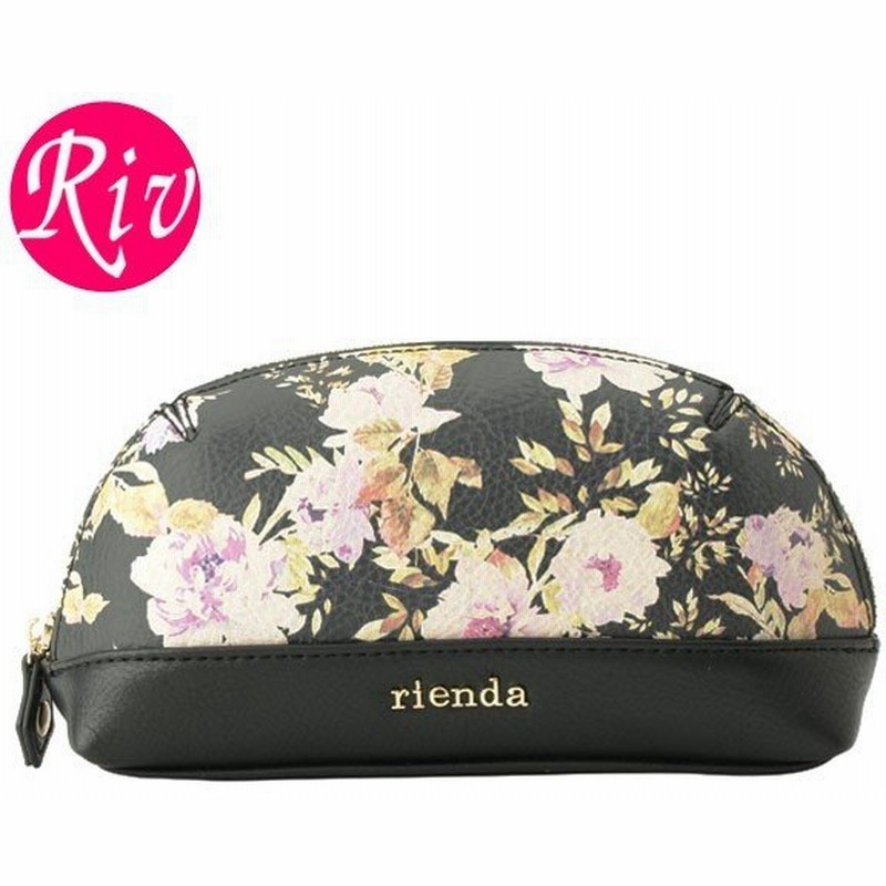 全品3 還元 24時 リエンダ Rienda ポーチ 花柄 R Bk 通販 Lineポイント最大0 5 Get Lineショッピング