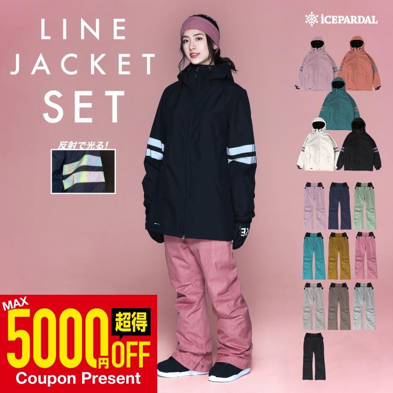 ICEPARDAL スノーボードパンツ L（女性用） いとおしい 黒