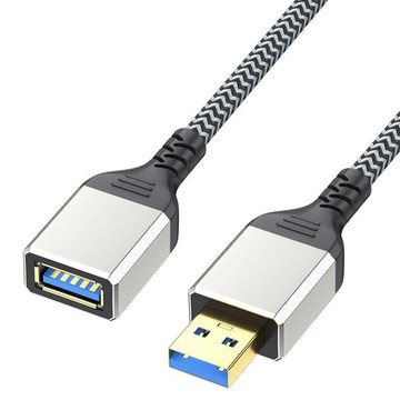 機殼-其他機殼品牌 5Gbps高速傳輸 USB 3.0 公母延長線 編織線 鍍金接頭