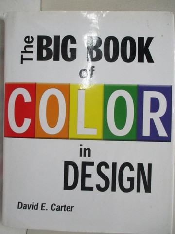 【書寶二手書T5／廣告_FM1】The big book of color in design_David E. Carter