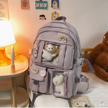 ✨ 限時下殺 ✨書包女初中生輕便小學生清新可愛少女心三到五六年級大容量雙肩包