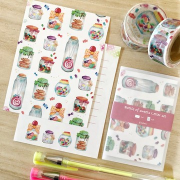 糖果罐迷你信紙組