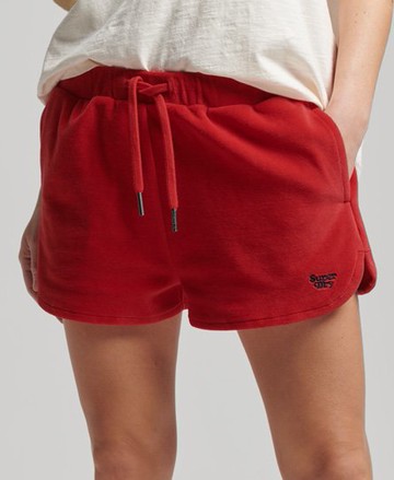 Superdry Women's Women's Vintage Jersey Racer Shorts Red / Soda Pop Red - Size: 18 Size: 14