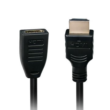 INTOPIC 廣鼎 4K HDMI 2.0公對母延長線 支援最高4K 60Hz解析度 三層屏蔽層設計  50cm  1條