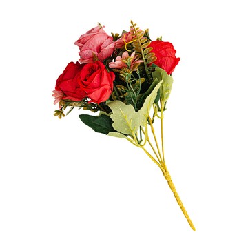 dayneeds 仿真花藝-玫瑰花(6色可選)5支入