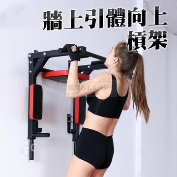 （爆款熱賣）（國際精品）【公司貨免運】牆上引體向上槓架 引體向上槓架 懸垂杠架 健身槓架 引體向上 單槓 引體向上器 室內單槓 引體向上訓練架