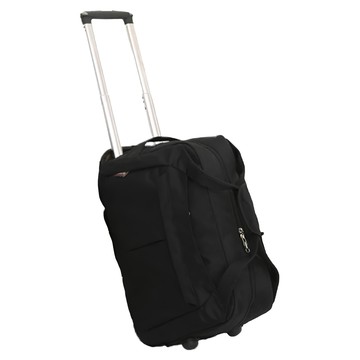 Well Life 悅生活 GoTrip 微旅行韓版秋冬款多隔層登機拉桿行李袋 防潑水牛津表布  50 x 30 x 35cm  經典黑