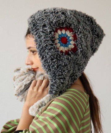 【熱門預購】手工鉤織耳罩針織帽 (3色) NSRP4307