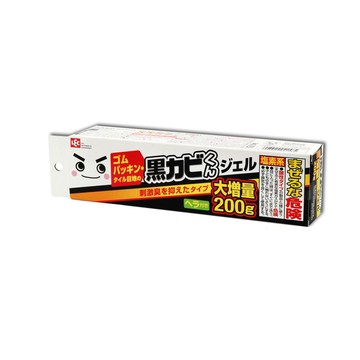 LEC 日本激落君-黑霉君鹼性凝膠除霉膏大容量200g/盒(附平鏟刮板1入)