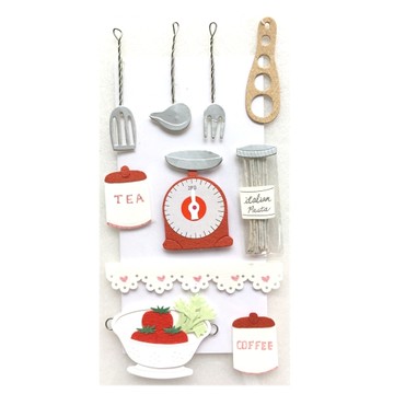 知音Jean 禮物貼卡Ⅱ-義大利廚房