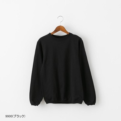 GOODWEAR グッドウェア レディース ユニセックス カットソー ロングスリーブ クルーネック 長袖 リブ Tシャツ USAコットン ホワイト 黒 NGW9951 メール便OK GOODWEAR グッドウェア レディース ユニセックス カットソー