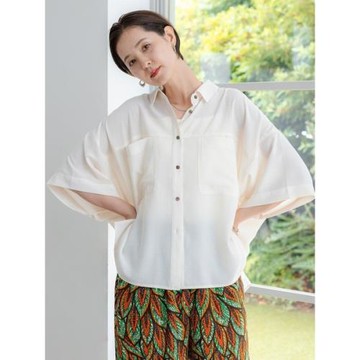 日單日系夏季休閑寬松百搭短袖襯衫薄外套上衣松緊腰闊腿褲套裝女