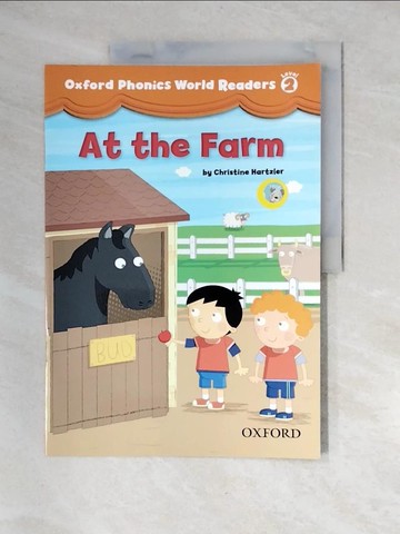 【書寶二手書T6／少年童書_UD3】Oxford Phonics World Level 2 Reader 3: at the Farm