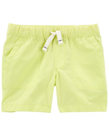 Toddler Pull-On Poplin Shorts