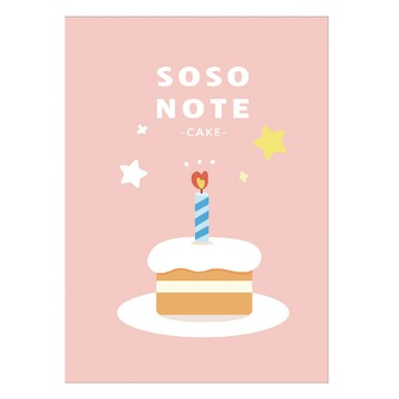 SOSO 25K橫線厚筆記A