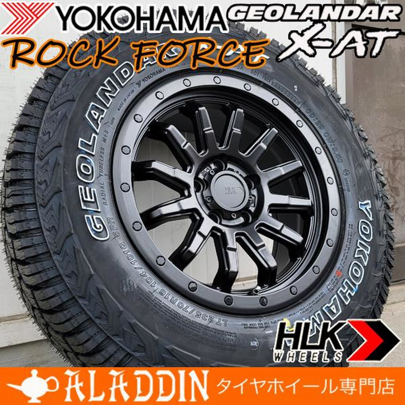 新品 16インチ タイヤホイールセット ヨコハマ ジオランダー X-AT G016 235/70R16 HLK ロックフォース デリカ D5 RAV4  アルファード DELICA D:5 デリカD5 | LINEショッピング