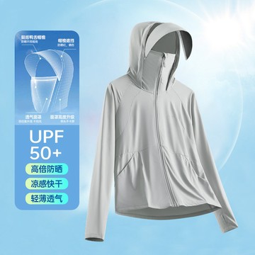 台灣熱賣防曬服UPF50+防紫外綫皮膚衣黑膠帽簷涼感透氣薄外套夏季防曬衣女-L0815 XQXM